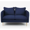 Customform Sofa, POSH WOOD dviem asmenim, 89x145x90 cm, Rašalinis