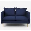 Customform Sofa, POSH WOOD dviem asmenim, 89x145x90 cm, Rašalinis