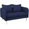 Customform Sofa, POSH WOOD dviem asmenim, 89x145x90 cm, Rašalinis