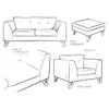 Customform Sofa, TOPIC, 88x162 cm, Juoda