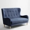 Customform Sofa, TOPIC WOOD, 88x162 cm, Deep Sea