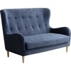 Customform Sofa, TOPIC WOOD, 88x162 cm, Deep Sea