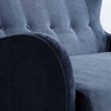 Customform Sofa, TOPIC WOOD, 88x162 cm, Deep Sea