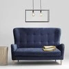Customform Sofa, TOPIC WOOD, 88x162 cm, Deep Sea