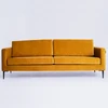 Customform Sofa, VERGAN, 212x88 cm, Juoda