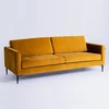 Customform Sofa, VERGAN, 212x88 cm, Juoda