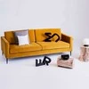 Customform Sofa, VERGAN, 212x88 cm, Juoda
