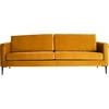 Customform Sofa, VERGAN, 212x88 cm, Juoda