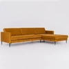 Customform Sofa, VERGAN P, 182x297 cm, Passion Fruit