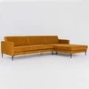 Customform Sofa, VERGAN P, 182x297 cm, Passion Fruit