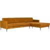 Customform Sofa, VERGAN P, 182x297 cm, Passion Fruit