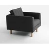 Customform Stalas, HOFER, 180x90 cm, Juodas