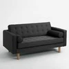 Customform Stalas, Obroos, 200x100 cm, Juodas
