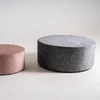 Customform Stalas, Obroos, 80x80 cm, Baltas