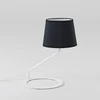 Customform Stalinė lempa, SHADE LAMP, 35x35x40 cm, Balta/Juoda