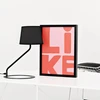 Customform Stalinė lempa, SHADE LAMP, 35x35x40 cm, Juoda/Balta