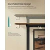 Songmics Reguliuojamo aukščio elektrinis stalas 60 x 160 x (72-120) cm