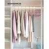 Songmics 50 aksominių drabužių pakabų rinkinys, minkštos violetinės spalvos