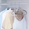 Songmics Neslystančios pakabos 50 vienetų Pilka