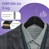 SONGMICS mediniai drabužių pakabai, 20 vnt. rinkinys, pakabai iš masyvios medienos