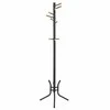 Songmics Drabužių kabykla su kabliukais RCR028B01, juoda