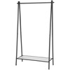 SONGMICS pastatoma drabužių kabykla su lentyna, 92,5 x 33,5 x 155 cm, HSR23BK