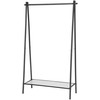 SONGMICS pastatoma drabužių kabykla su lentyna, 92,5 x 33,5 x 155 cm, HSR23BK