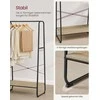 Songmics Drabužių stovas, 45x120x160 cm, turkio rudos spalvos