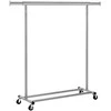 Songmics Drabužių stovas, 45.4x92-132x160 cm, pilkas