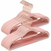Songmics Drabužių pakabos iš ABS plastiko su metaliniais kabliais, šviesiai pilkos–tamsiai pilkos, 42 × 0,5 × 21,5 cm, 30 vnt.