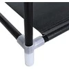 Songmics Audinys drabužių spinta 170 x 88 cm juoda
