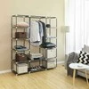 Songmics Spinta 175 x 150 cm Pilka