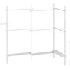 Songmics Drabužių lentyna iki lubų 33,5 x (240-353) x (208-310) cm