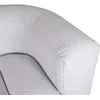 Dvivietė sofa, Nua, šviesiai pilka–balta