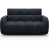 Sofa Eltap Fotelis-lova, Deverio 3 vietų, 154x103x83 cm, Tamsiai mėlyna