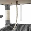 Songmics Katės draskyklė, 143x55x45 cm, pilka