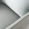 Fotelis Customform Kėdė, POSH Juodas, 89x80x90 cm, Platina Pilka