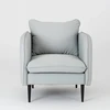 Fotelis Customform Kėdė, POSH Juodas, 89x80x90 cm, Platina Pilka