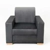 Fotelis Customform Kėdė, STABLE, 95x90x82 cm, Gelsvai Pilka