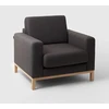 Fotelis Customform Sofa, Willy, 97x230 cm, Tamsus Houndstooth