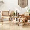 Fotelis Promotions Akcentinės kėdės komplektas, 50x55x80 cm, natūrali, bambukas ir rotangas