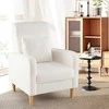 Fotelis Promotions Apmušta sofa-kėdė, 76x69x92 cm, balta