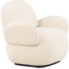 Fotelis Venture Design Kėdė, Sevilla viengulė sofa, 84x87x105 cm, Bėžinės spalva