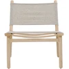 Fotelis Venture Design Lounge kėdė Millo 43x40x65 cm Pilka Nature poliesteris mango mediena