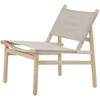 Fotelis Venture Design Lounge kėdė Millo 43x40x65 cm Pilka Nature poliesteris mango mediena