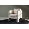 Fotelis Venture Design Vieno asmens sofa, Ragusa, 74x87x80 cm, Balta
