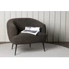 Fotelis Venture Design Vieno sėdynės sofa, Derry, 79x68.5x70 cm, Tamsiai pilka