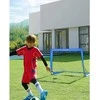 Songmics Vaikų futbolo vartų rinkinys iš 2 iššokančių vartų, mėlynos spalvos