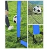 Songmics Vaikų futbolo vartų rinkinys iš 2 iššokančių vartų, mėlynos spalvos