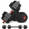 Songmics Hantelių rinkinys Hexagon 30 kg